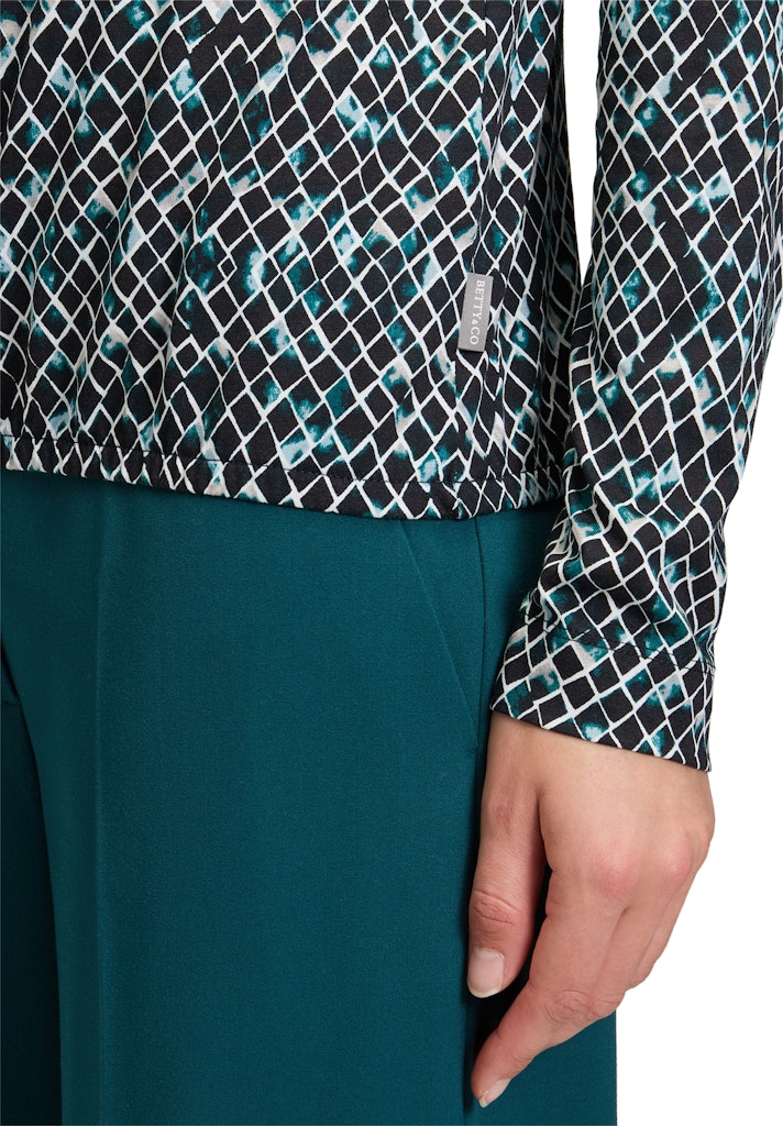 Betty & Co Damen T-Shirts Mint/Black