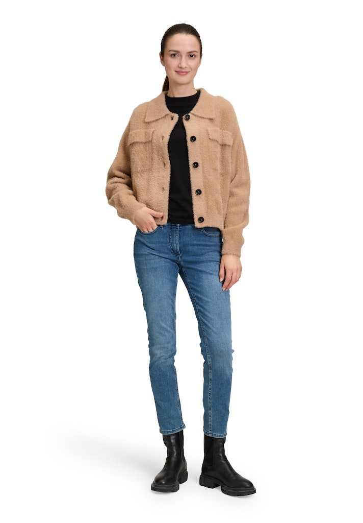 Amber & June Damen Strickjacken Light Came