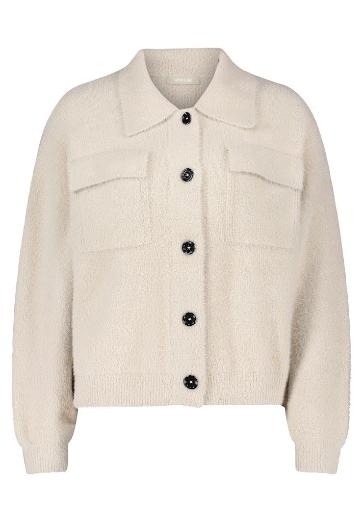 Amber & June Damen Strickjacken  Pearl Crea