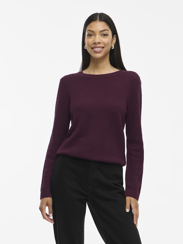 Vila Damen Pullover Fig
