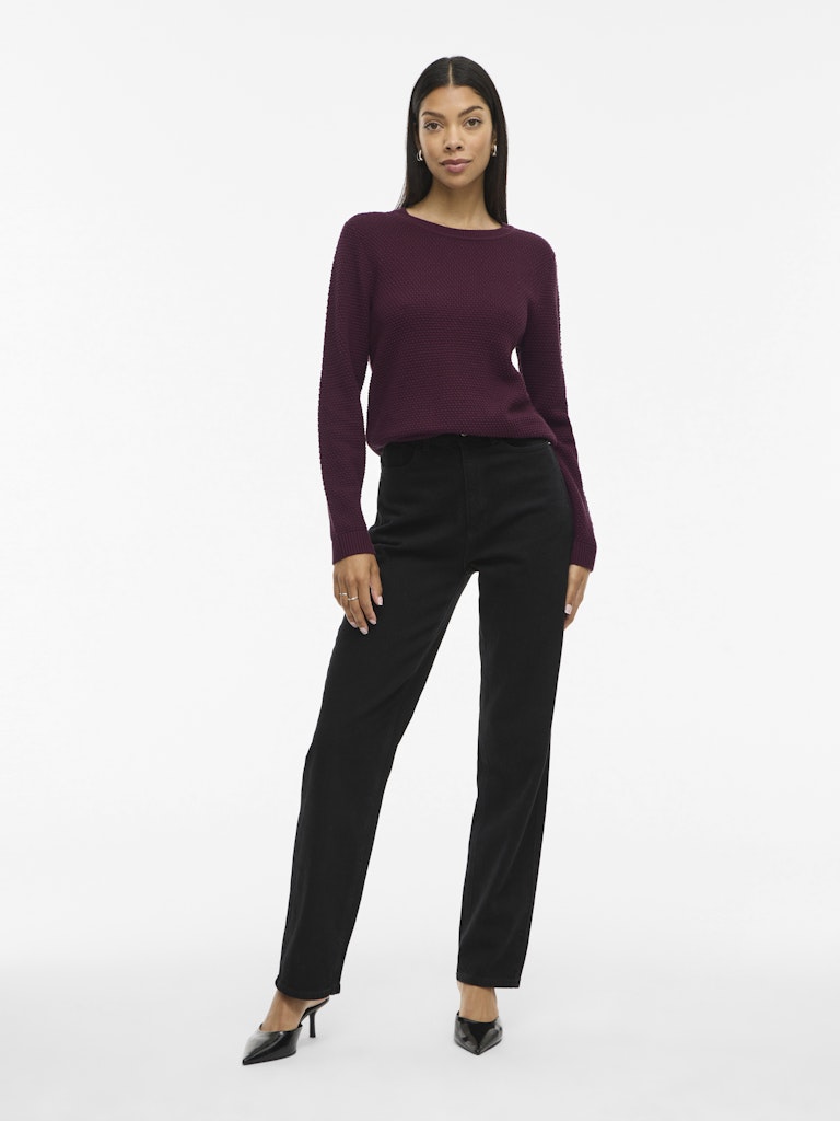 Vila Damen Pullover Fig