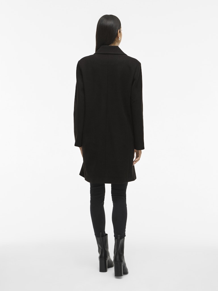 Vila Damen Mantel Black Beauty