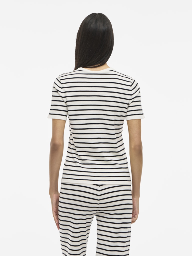 Vila Damen Pullover Cloud Dancer/Bl