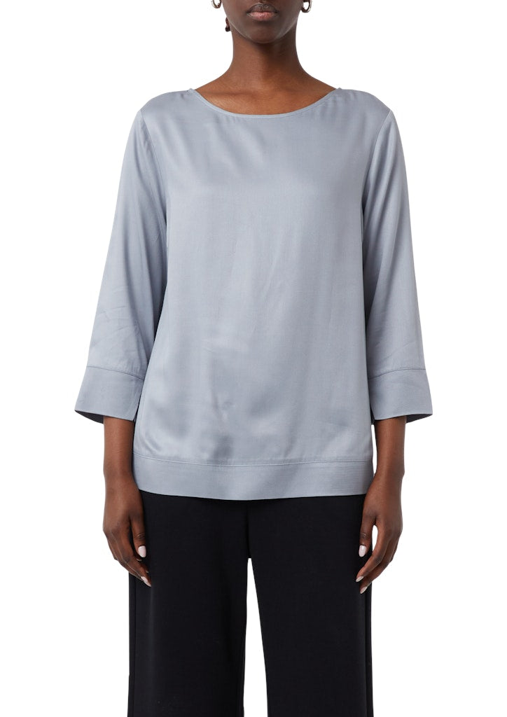 Comma Damen Blusen Grey/Black