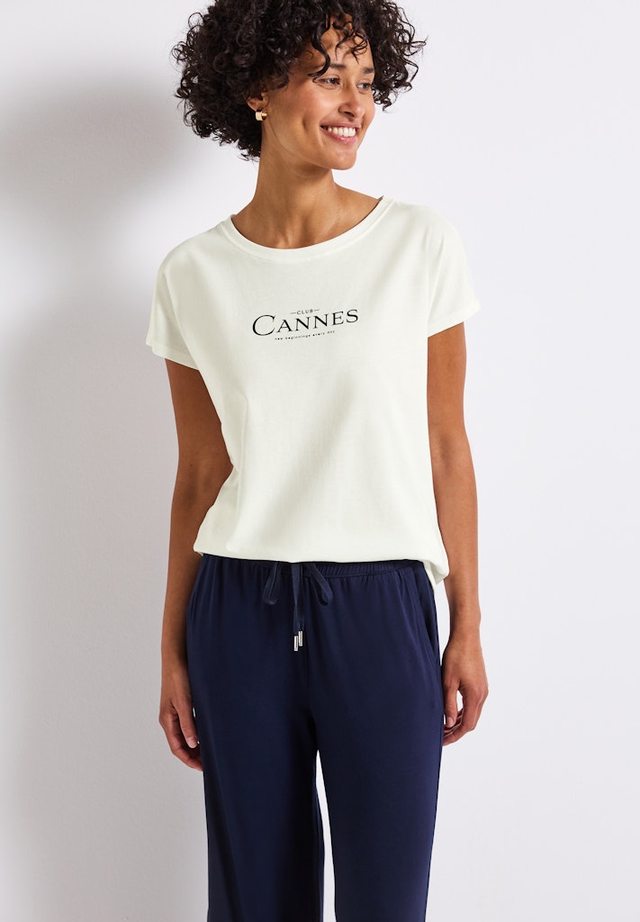 Street One Damen T-Shirts  Off White