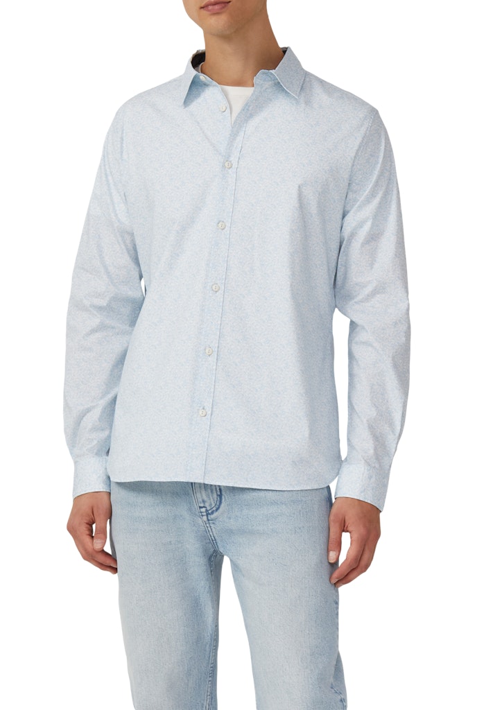 S. Oliver red Herren Hemden lang Blue