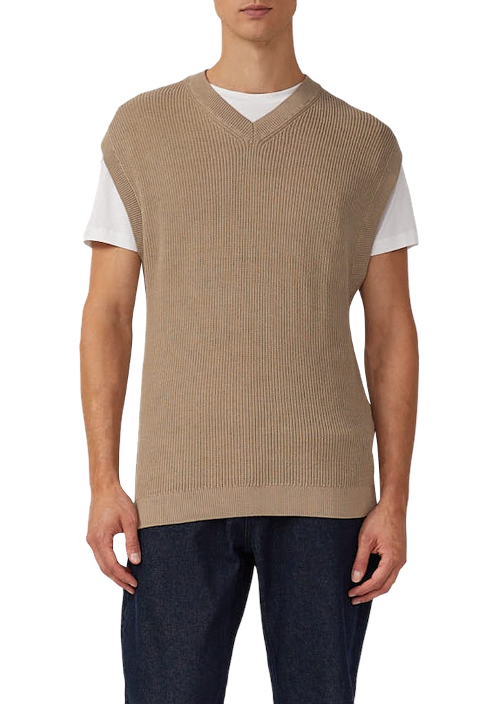 S. Oliver black Herren Pullover Brown