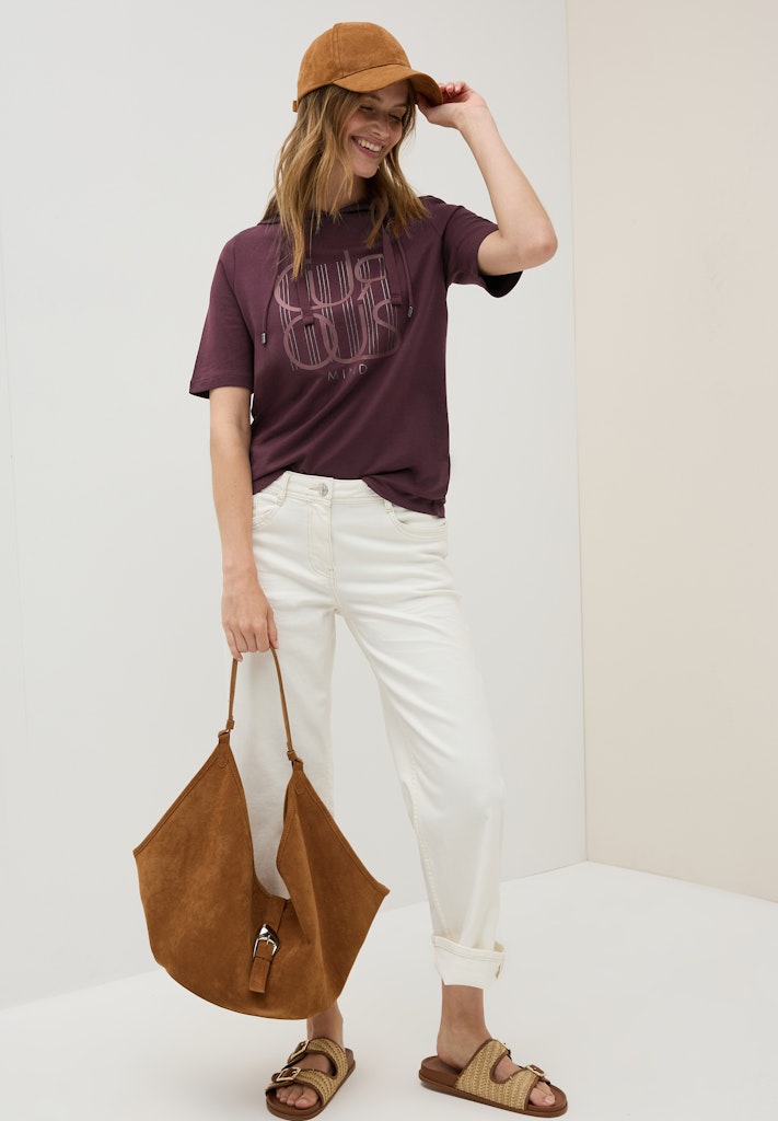 Cecil Damen T-Shirts  Mulberry