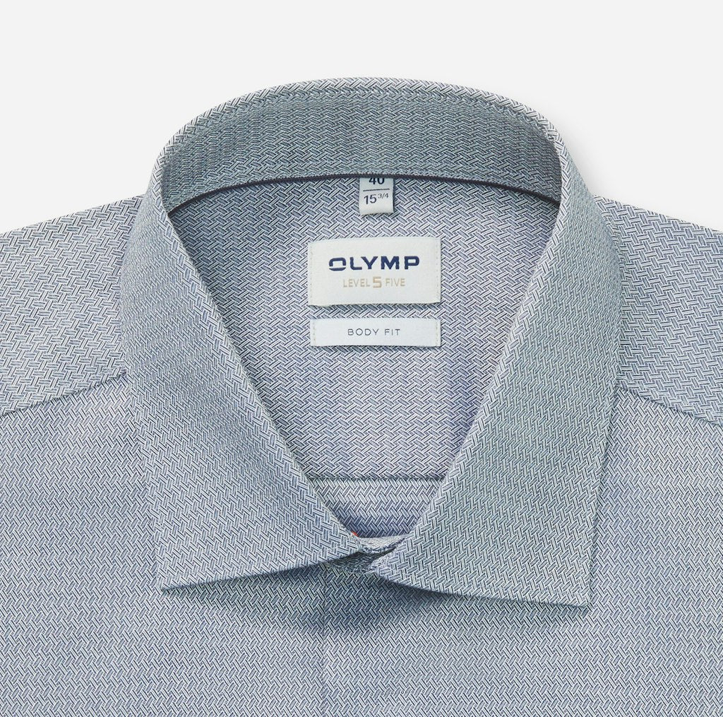 Olymp Herren Hemden lang  Marine