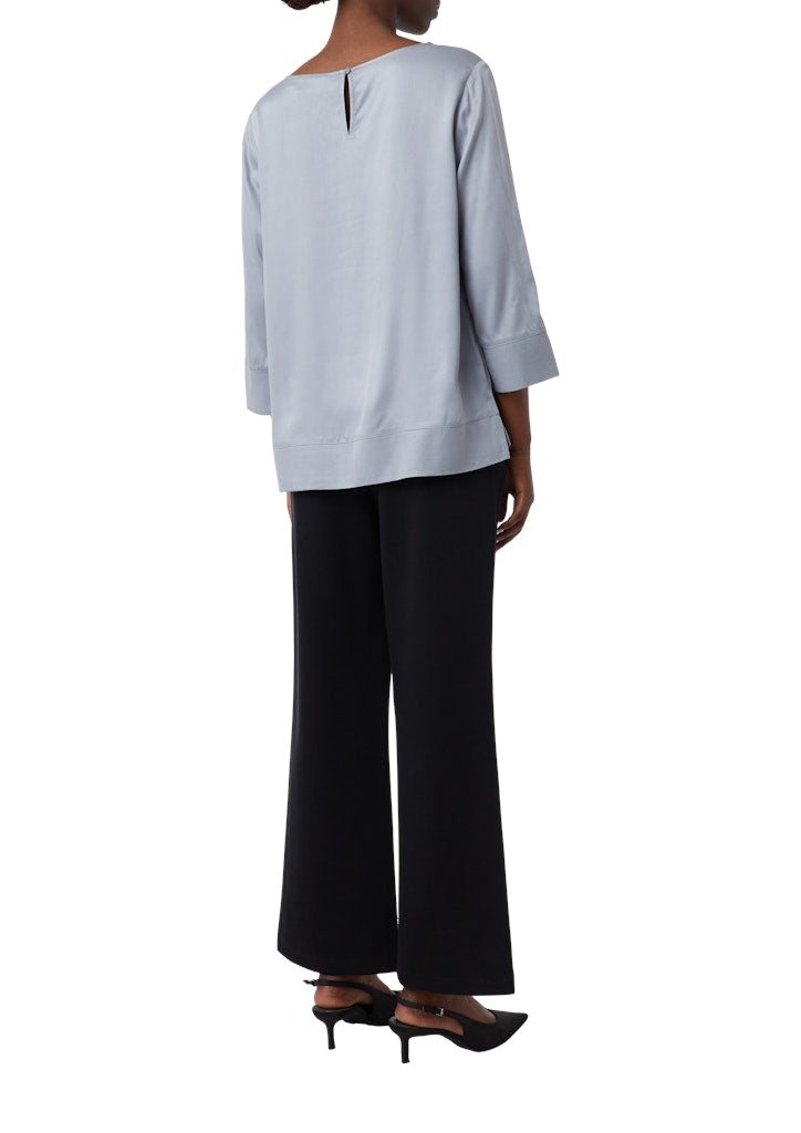 Comma Damen Blusen Grey/Black