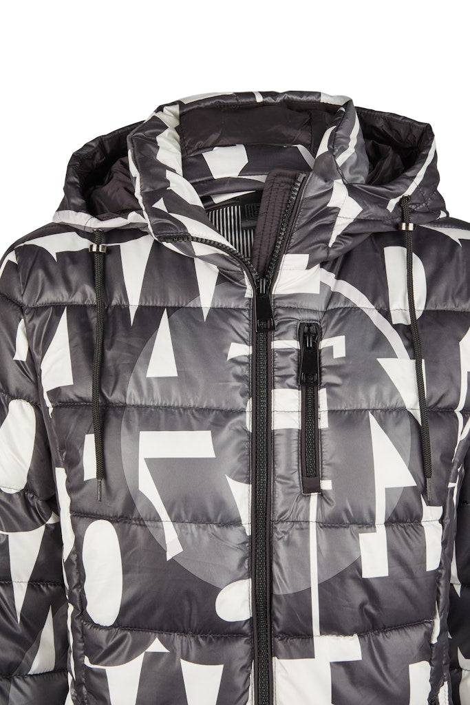 Lebek Damen Jacken Black/Ecru/Grap