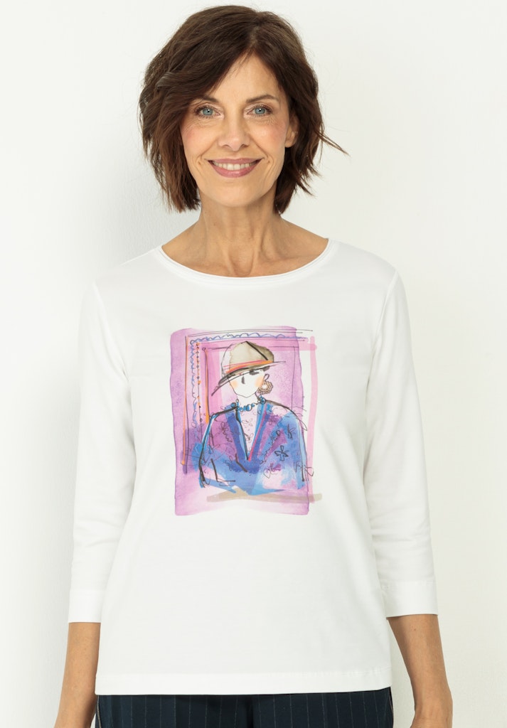 Bianca Damen T-Shirts Ivory