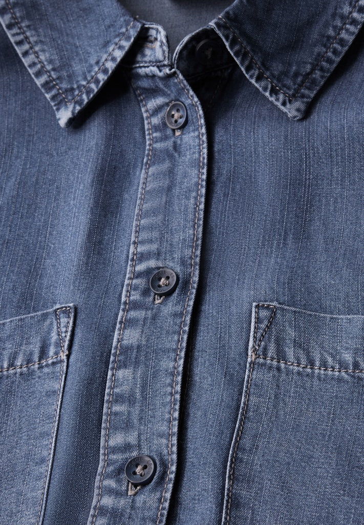Cecil Damen Blusen  Mid Blue