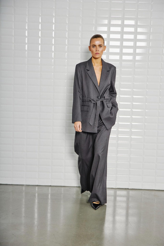 Withblack Damen Hosen Night Grey