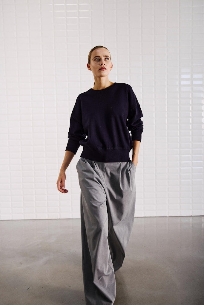 Withblack Damen Pullover Navy