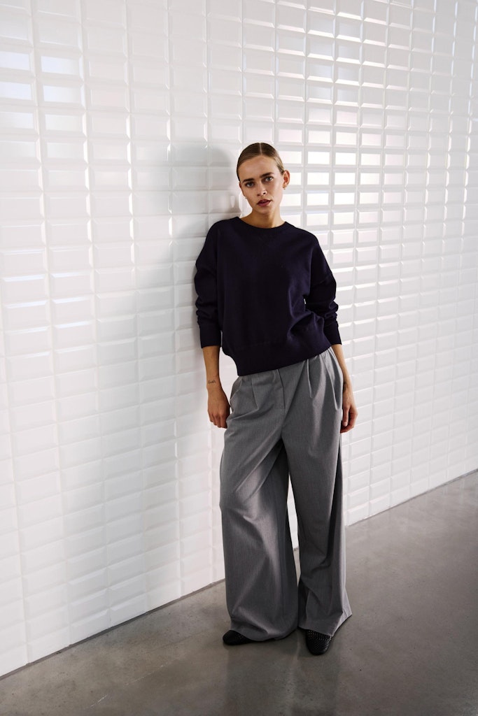 Withblack Damen Pullover Navy