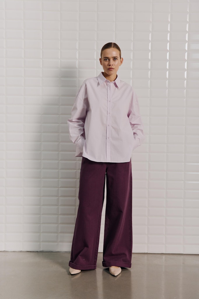 Withblack Damen Tops Lavender S