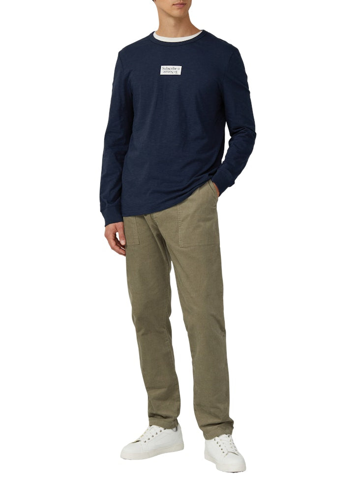S. Oliver red Herren T-Shirts lang Blue