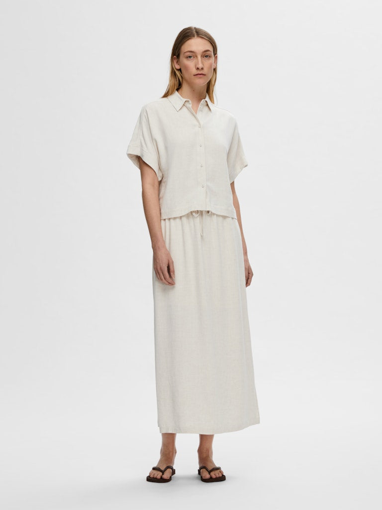 Selected Femme Damen Blusen Sandshell