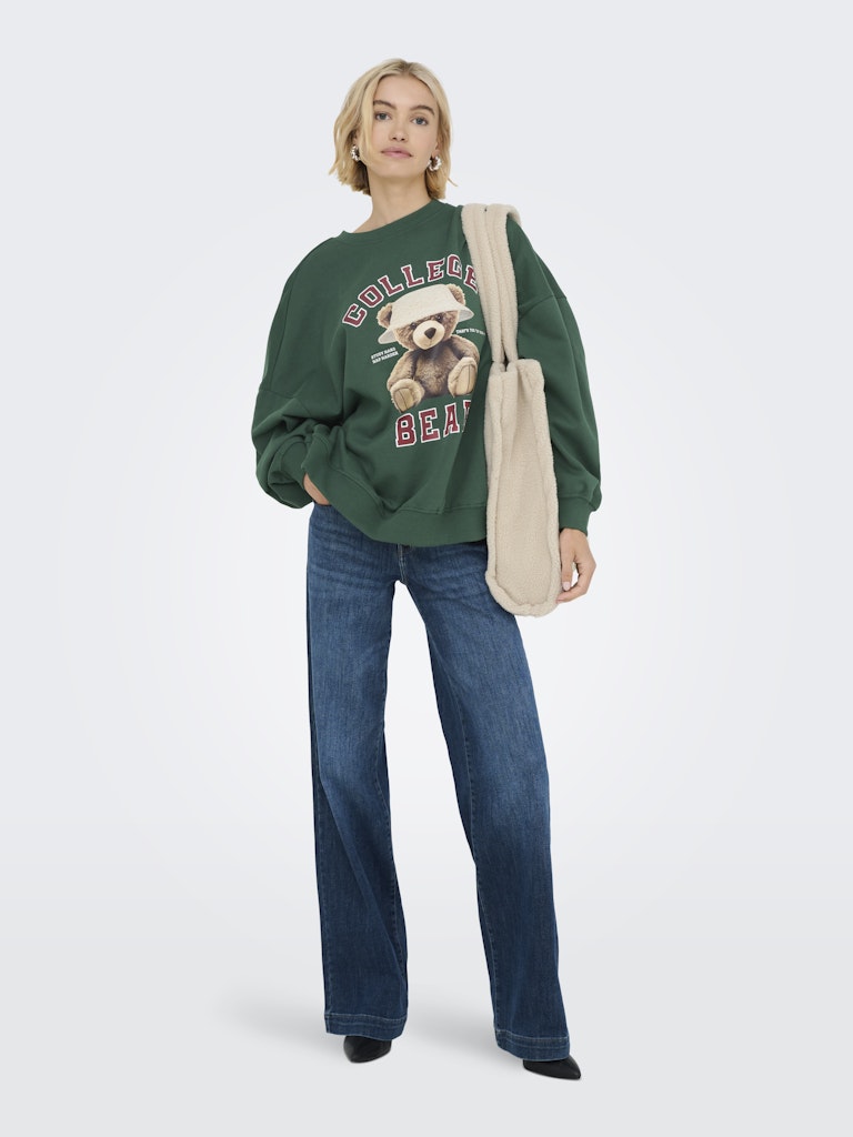 Only Damen Sweatshirts Pineneedle/Coll