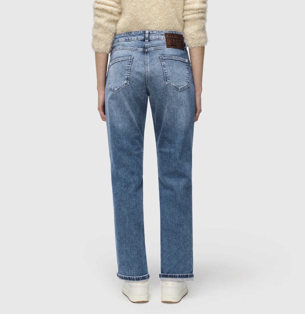 Mac Damen Jeans Mid Blue Random