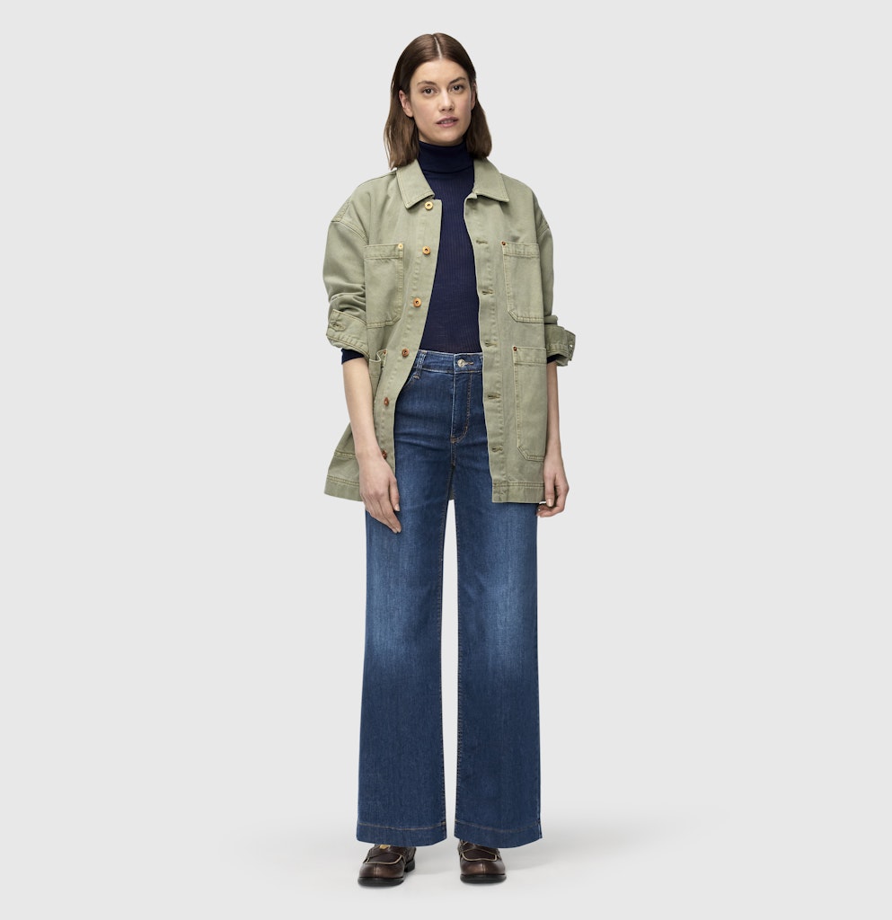 Mac Damen Jeans Fashion Blue Wa