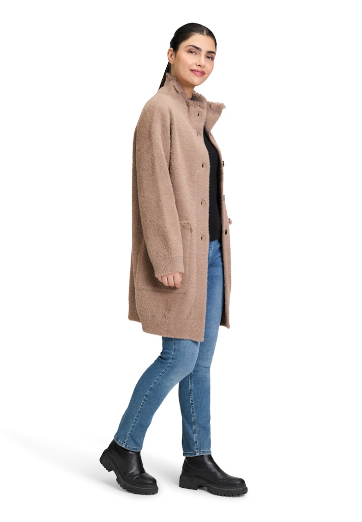 Amber & June Damen Strickjacken  Chocolate