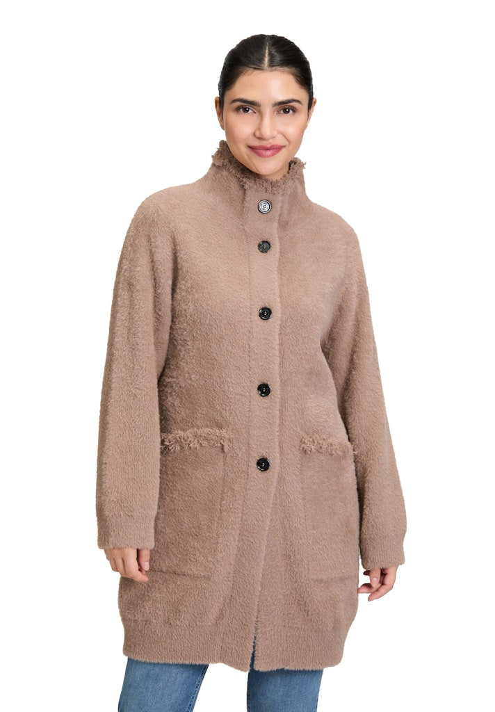 Amber & June Damen Strickjacken  Chocolate