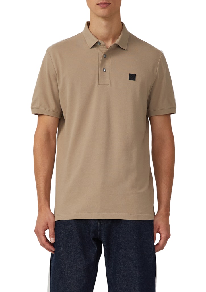 S. Oliver black Herren Polo-Shirts Brown