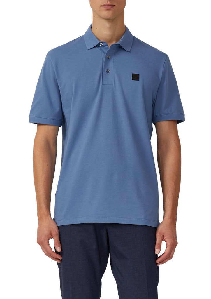 S. Oliver black Herren Polo-Shirts Blue