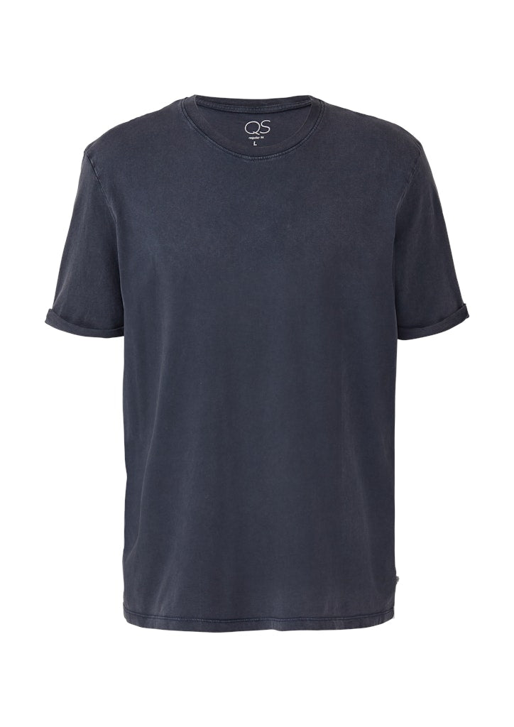 QS by S.Oliver Herren T-Shirts kurz Blue