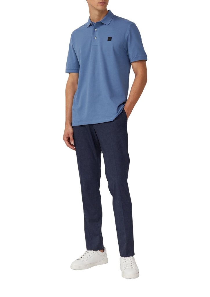 S. Oliver black Herren Polo-Shirts Blue