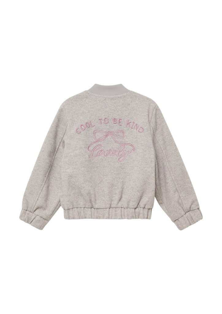 S. Oliver Mädchen Shirts & Tops Grey/Black