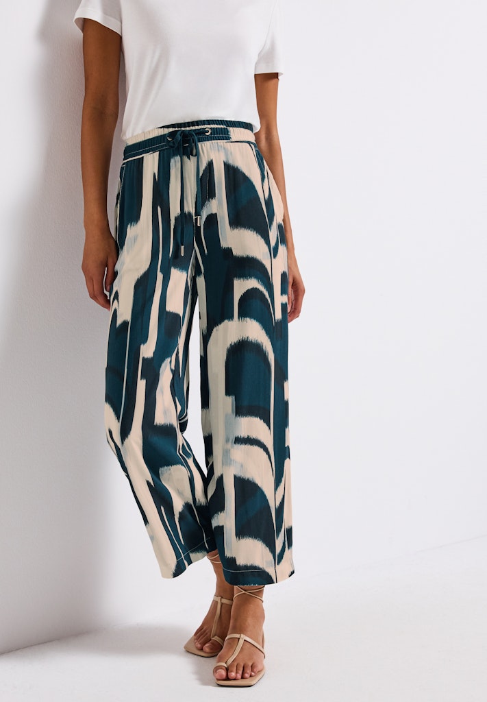 Street One Damen Hosen  Tide Blue