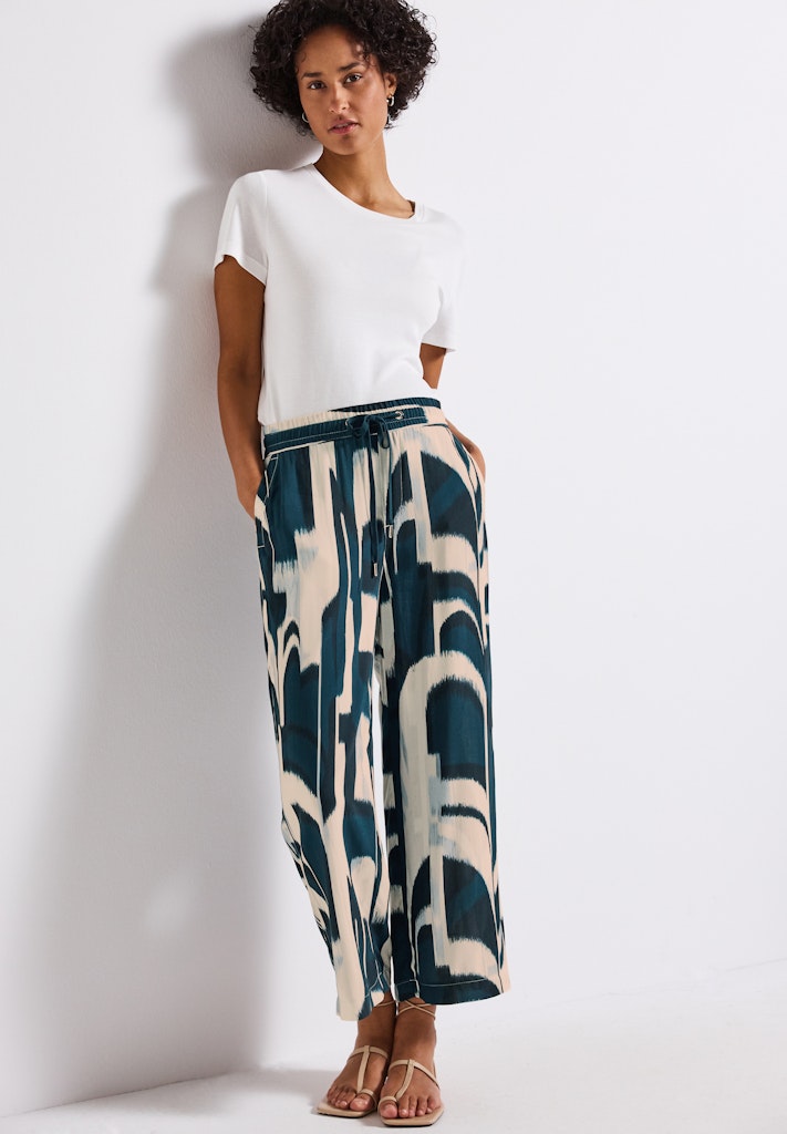 Street One Damen Hosen  Tide Blue