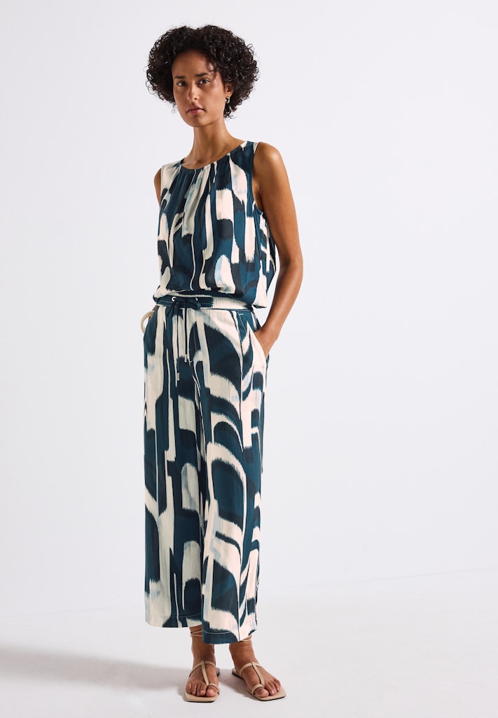 Street One Damen Hosen  Tide Blue