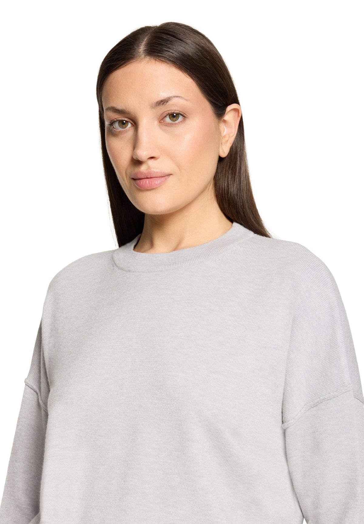 Betty & Co Damen Pullover Light Silver Me