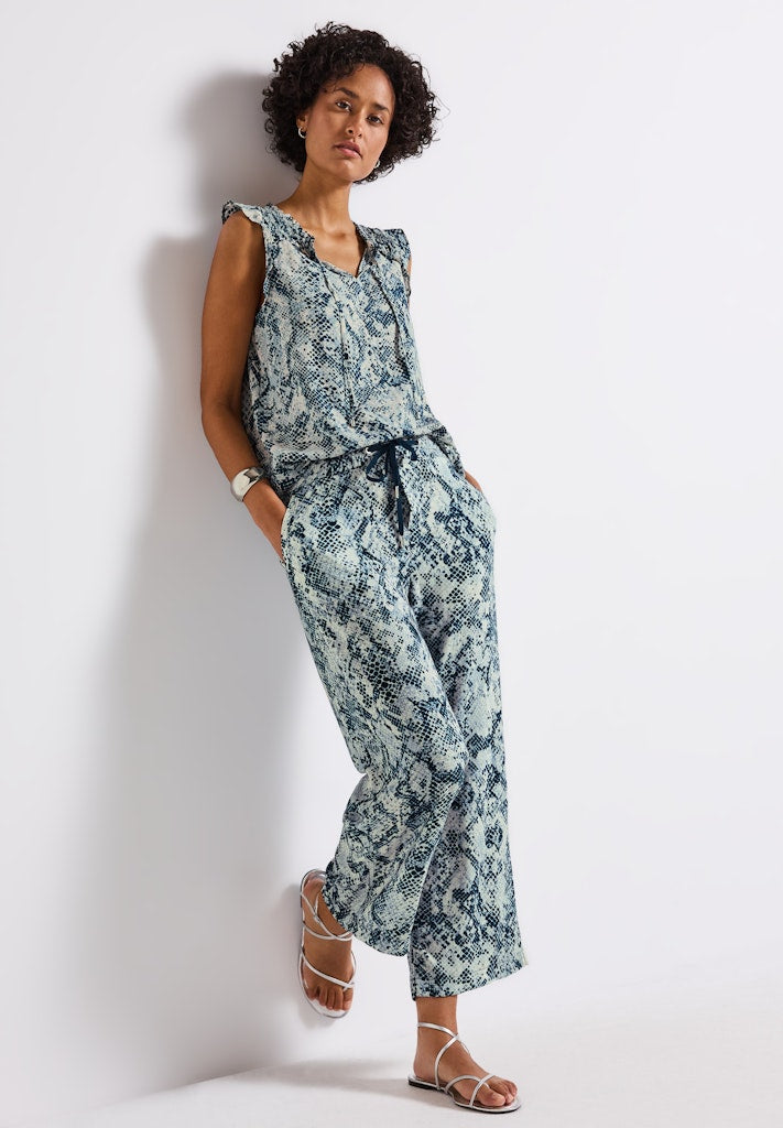 Street One Damen Hosen  Arona Blu