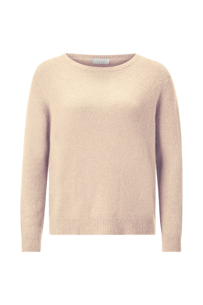 Rich & Royal Damen Pullover Grey Melangé
