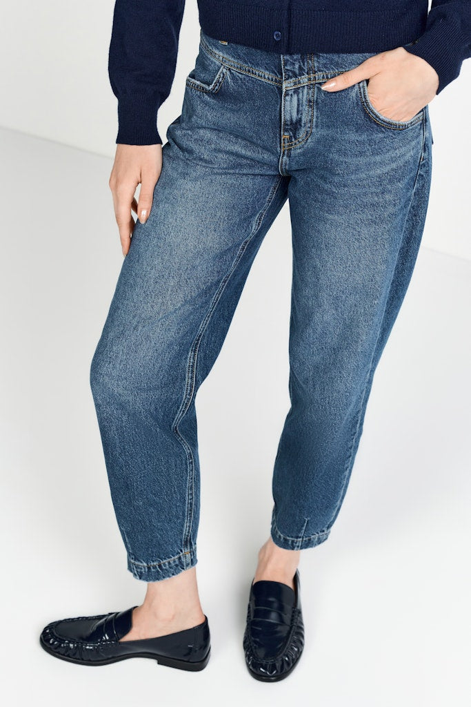 Rich & Royal Damen Jeans Denim Blue