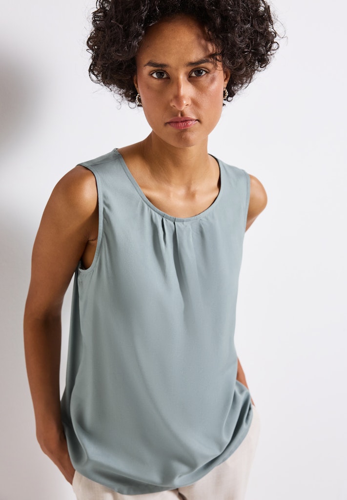 Street One Damen Blusen  Arona Blu