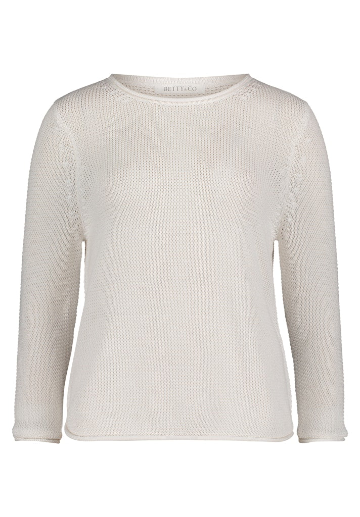 Betty & Co Damen Pullover Offwhite