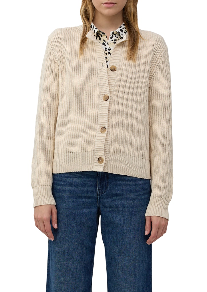 S. Oliver red Damen Strickjacken White