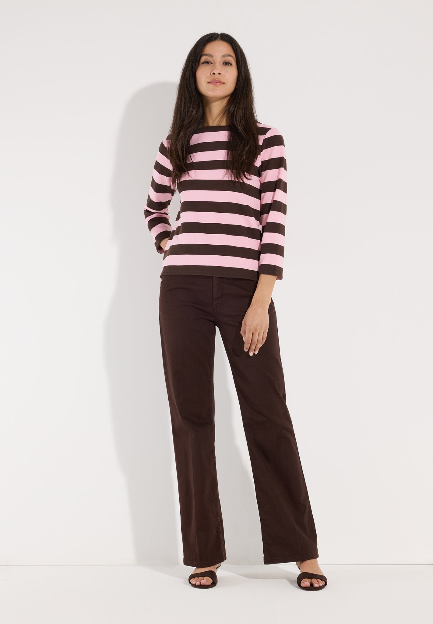 More & More Damen Jeans  Espresso B
