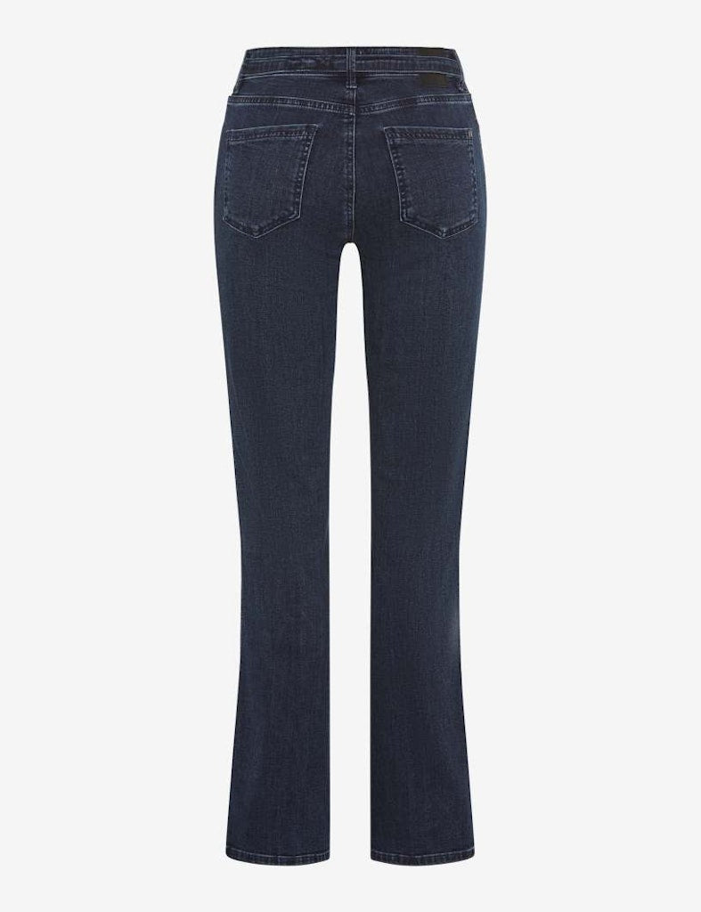 Brax Damen Jeans Used Blue Black