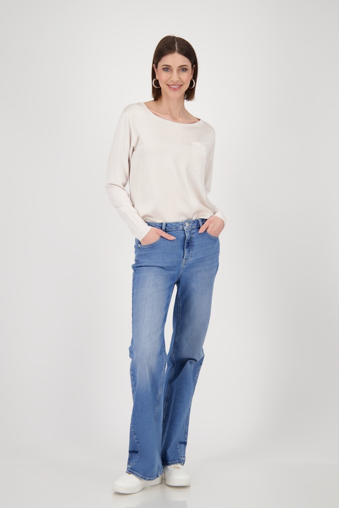 Monari Damen T-Shirts  Oat Milk