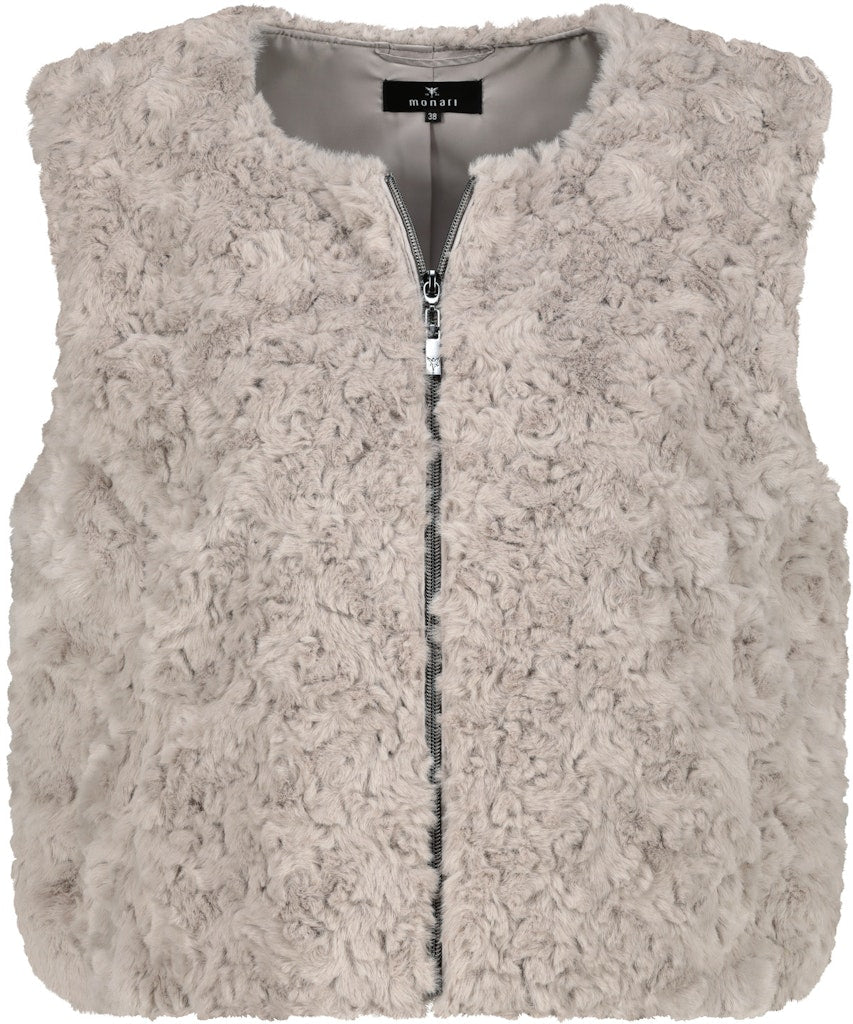 Monari Damen Outdoorwesten  Greige