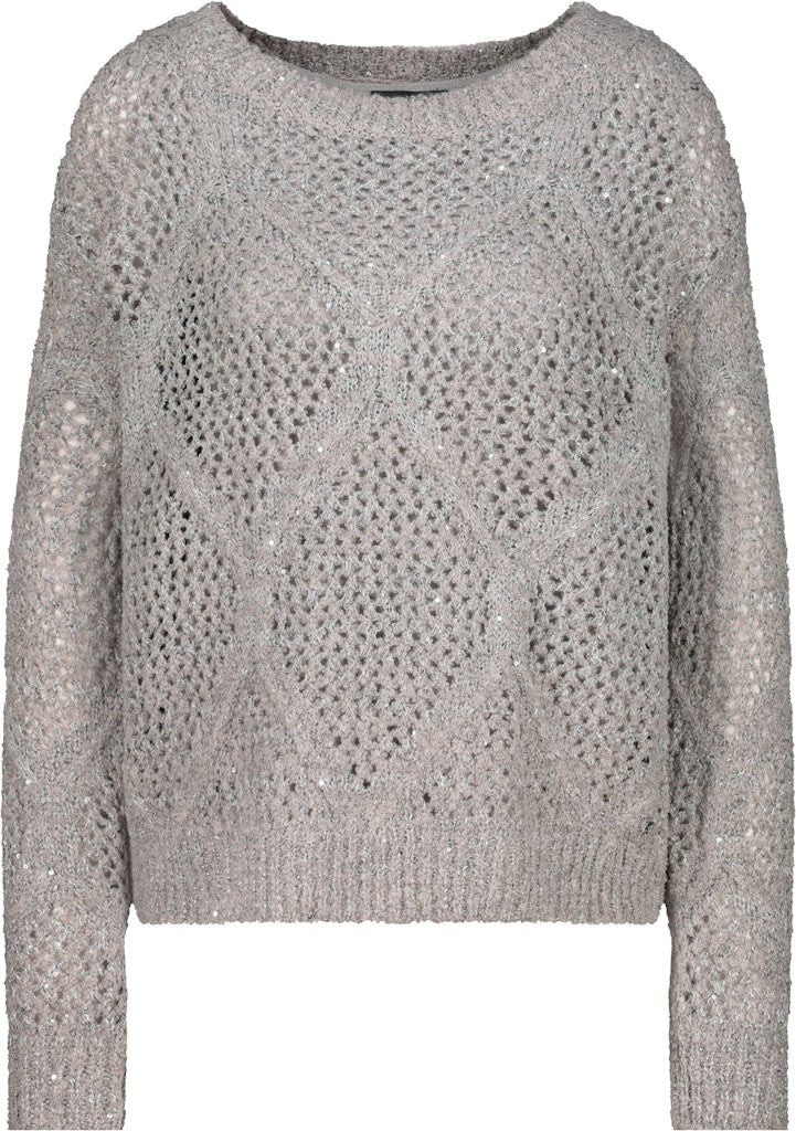 Monari Damen Pullover  Greige