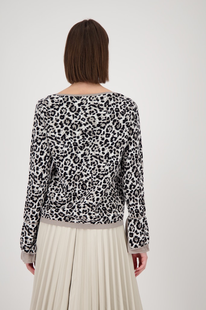 Monari Damen Pullover  Greige Gemu