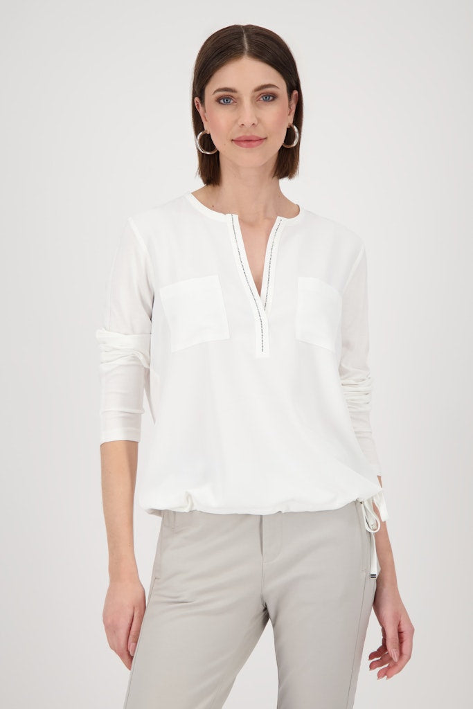 Monari Damen T-Shirts Off-White